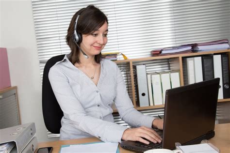 Call Center Customer Service Representative Connection At Office