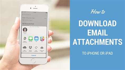 Maybe it's a lengthy video or a large document. How to save email attachments to iPhone and iPad