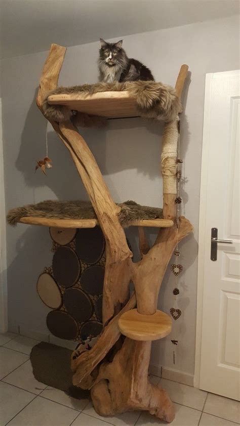 Check out our cat house plans selection for the very best in unique or custom, handmade pieces from our pet beds & cots shops. Homemade cat tree #catsdiyhomemade | Kratzbaum, Kratzbaum ...