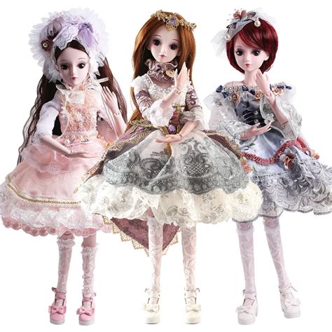 Shengboao Bjd Doll 24 Inch 19 Ball Jointed Dolls Rapunzel Dress Wig Clothes Shoes Makeup Sd Doll