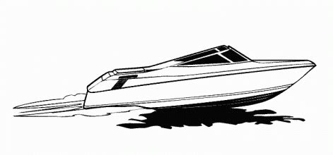 The coloring pages, presented here, can be great for beginners. speedboat_coloring_page | Coloring pages, Coloring pages ...