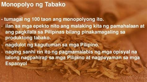 Ano Ang Kahalagahan Ng Monopolyo Ng Tabako Sa Pilipinas Pilipinasvlogs