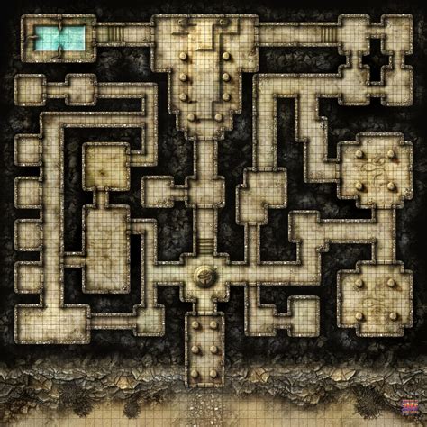 Desert Dungeon Grid By Zatnikotel On Deviantart Fantasy Places Fantasy