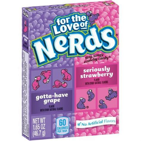 Nerds Tiny Tangy Crunchy Candy Grape Strawberry