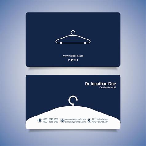Premium Vector Laundry Business Business Card Template Vector