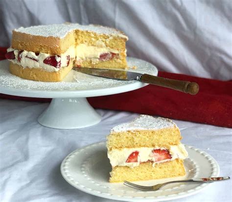 A properly baked cake is sublime. Easy Sponge Cake Recipe - Just a Mum
