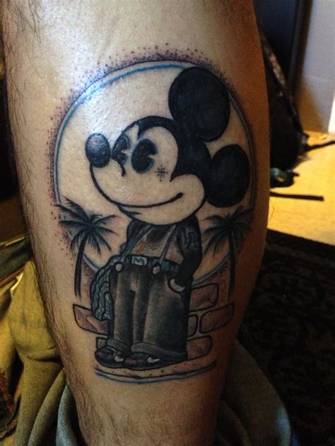 Details 52 Gangster Mickey Mouse Tattoos Best Ineteachers