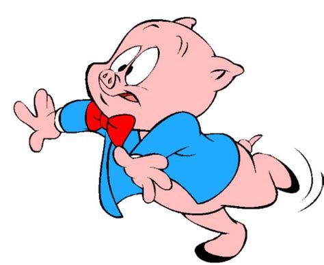 Porky Pig Carattere Di Animazione Cartoni Animati Looney Tunes