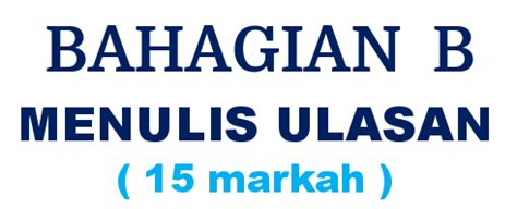 We did not find results for: Teknik Menjawab Bahasa Melayu Penulisan UPSR: Bahagian B ...