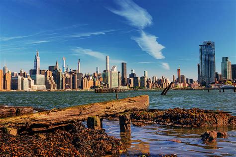 Skyline And Brooklyn Waterfront Nyc Digital Art By Lumiere Fine Art