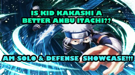 Is Kid Kakashi A Better Anbu Itachi Am Solo And Defense Showcase Nxb