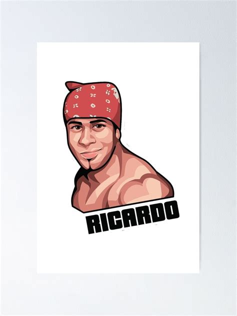 Ricardo Milos Sticker Poster For Sale By Edgeshirt Redbubble