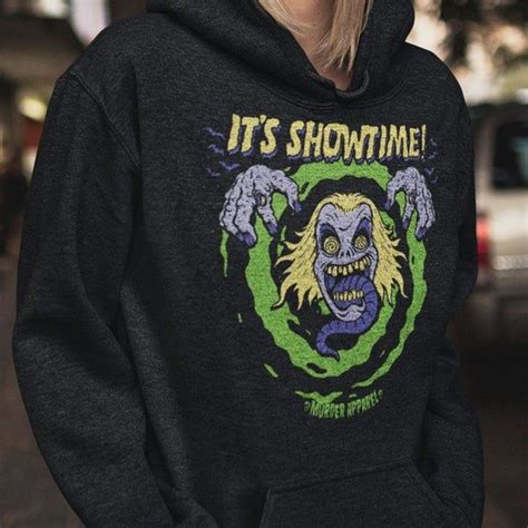 Bettlejuice on the other hand is watching lydia move back to that town and watching the baby grow up. Beetlejuice It's Showtime Vintage Horror Hoodie in 2020 ...