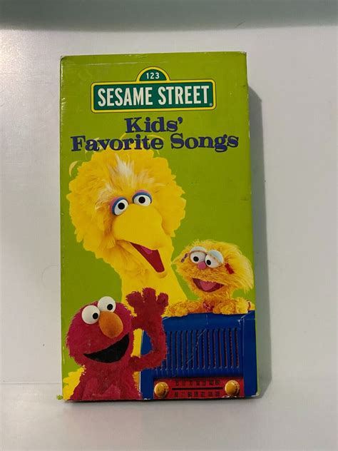 Sesame Street Kids Favorite Songs Vol 1 Vhs Tape 2001 Fs Preowned