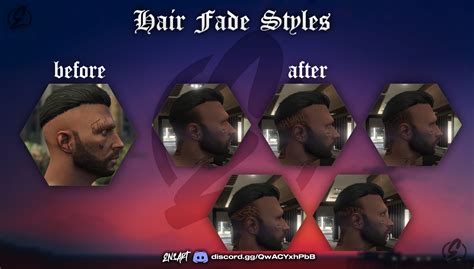 Hair Fade Styles Pack V1 Gta 5 Mod