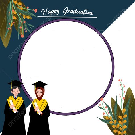 Twibbon Happy Graduation Graduate Twibbon Gown Png Transparent
