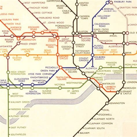 Design Museum On Instagram “harry Becks Original Tube Map Henry