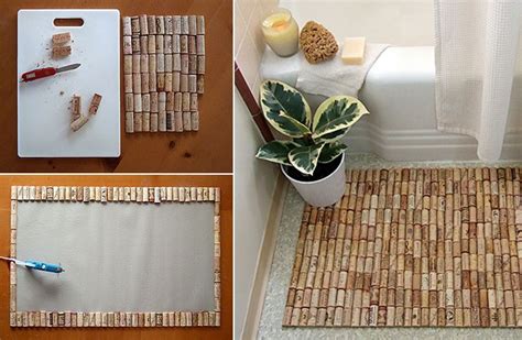 How To Make Wine Cork Bath Mat Diy And Crafts Handimania Cork Bath