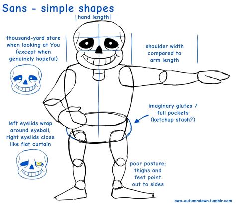 I Drew Model Sheets Of Sans Rundertale