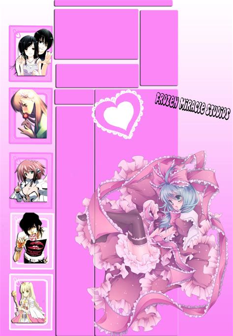 Pink Anime Youtube Layout By Xiphos91 On Deviantart