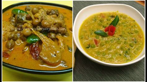 Delicious Curry Recipes For Breakfast Curries For Kerala Breakfast Youtube