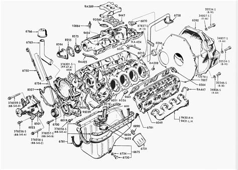 Figure 17 mustang distributor diagram. 66 Ford mustang engine exploded view