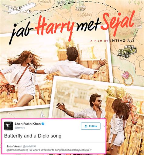 The background score is done by abhijit vaghani. Shah Rukh Khan's Jab Harry Met Sejal has a track by Diplo ...