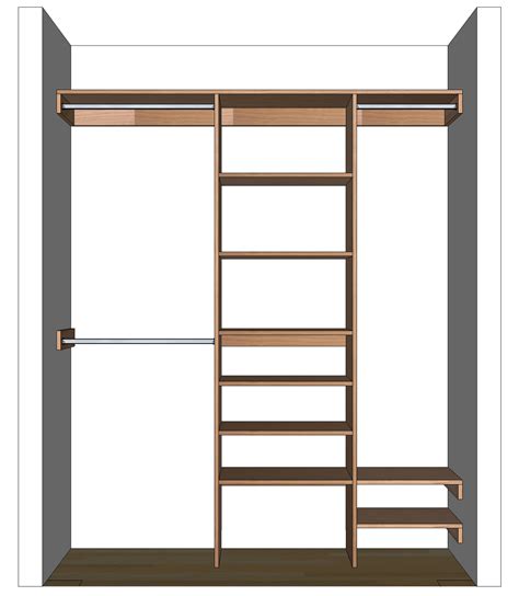 Closet link type devoid plans wood root phratry jack of all closet room access organizer closets organizers diy release woodworking plans release projects. DIY Closet Organizer Plans For 5' to 8' Closet