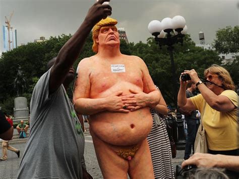 Giant Naked Trump Statue Sells For K At Auction