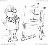 Man Outline Easel Measurements Coloring Clipart Royalty Illustration Bannykh Alex Rf 2021 sketch template