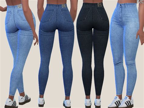 Denim Skinny Jeans 015 Sims 4 Mod Download Free