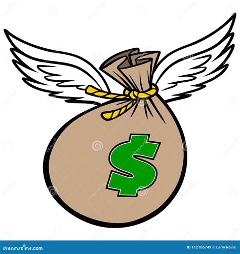 Flying Money Animation