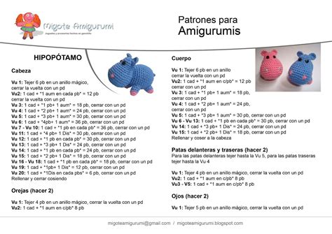 Mini Amigurumis Paso A Paso Patrones En Español Si Te Gusta Tejer Amigurumis Esta Versión