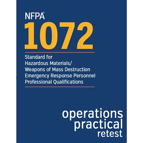 Retest NFPA 1072 Hazmat Operations Practical