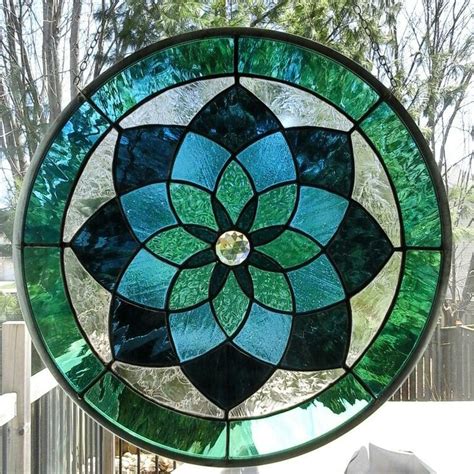 Stained Glass Mandala Stained Glass Lamps Stained Glass Designs Stained Glass Panels Stained