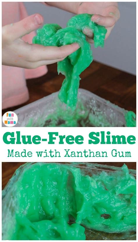 How To Make Xanthum Gum Slime Recipe Fun With Mama