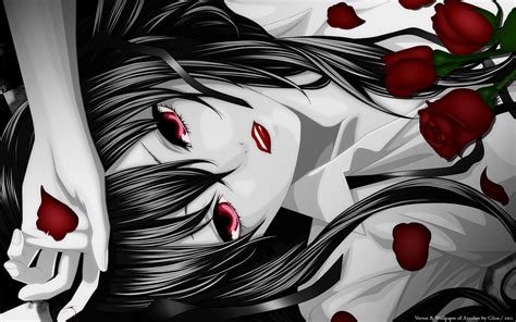 Red Eyes Anime Girl Background Wallpaper 22128 Baltana