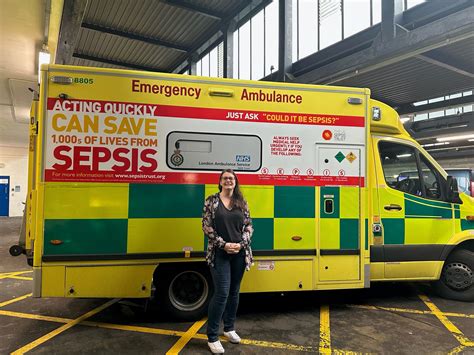 the uk s leading sepsis charity partners with london ambulance service on life saving awareness