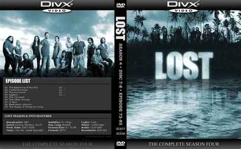 Lost Season 4 Dvd Cover By By2on On Deviantart