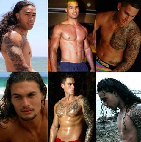 South Pacific Island Men Polynesian Men