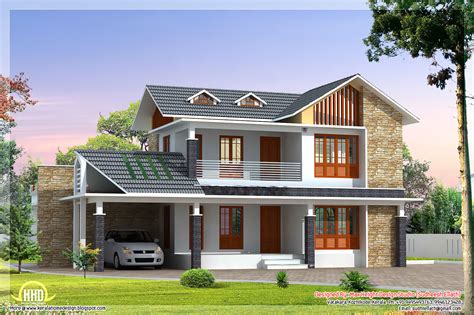 2 Beautiful Villa Elevation Designs In 2700 Sqfeet Kerala Home