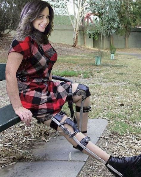 Double Kafos Photoshopped Face Braces Girls Leg Braces Disabled Women