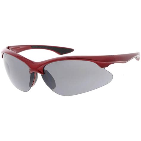 High Quality Rectangular Super Dark Lens Sports Wrap Sunglasses Sunglass La