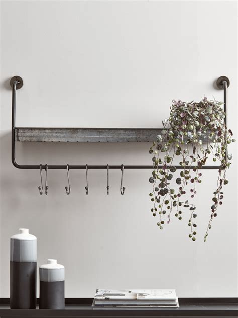 48'' w x 18'' d. NEW Industrial Zinc Shelf Rail - Storage Furniture ...
