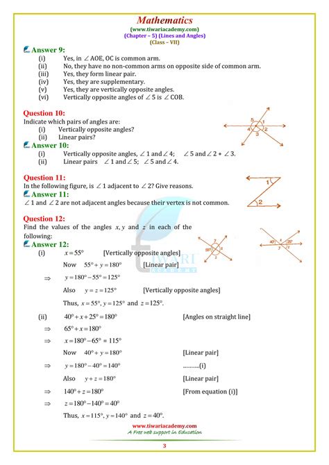 5th class mathematics mcq test with answer for mathematics full book. NCERT Solutions for Class 7 Maths Chapter 5 Lines and ...