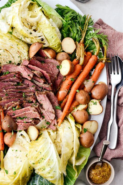 Slow Cooker Corned Beef And Cabbage Simply Scratch