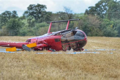 Pictures From Scene Of Thanet Way Helicopter Crash Show Sheer Extent Of