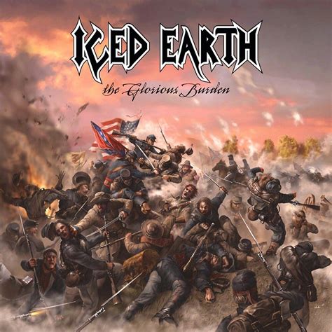 Iced Earththe Glorious Burden Power Metal Heavy Metal Rock Black