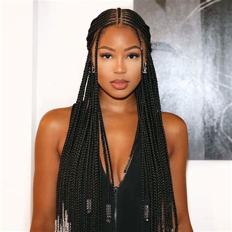 Sexy Braided Hairstyle Black Women Fulani Braids Hairstyles Black Hot Sex Picture