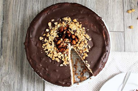 Dann macht euch doch auch direkt ran ans werk. Erdnuss-Schoko Cheesecake ohne Zucker - Birkengold